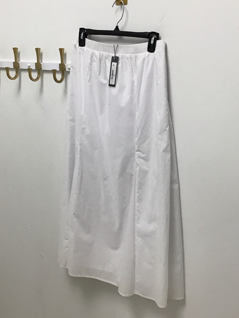 Steve Madden BB Dakota Classic White A-Line Maxi Skirt